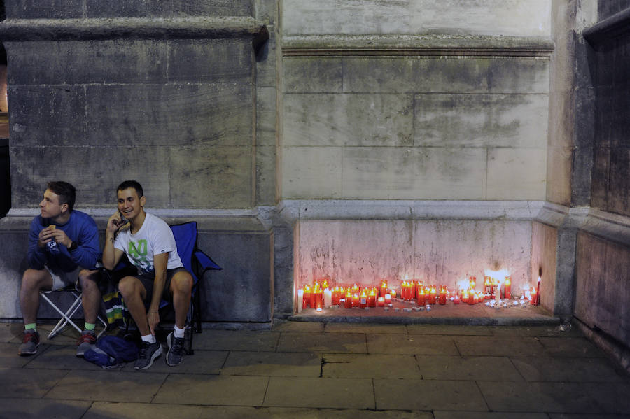 Fotos: Peregrinación hasta Begoña para homenajear a la Amatxu