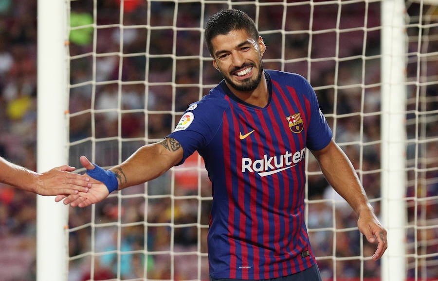 El Camp Nou ha albergado este sábado el primer partido de la Liga Santander de la temporada 2018-2019