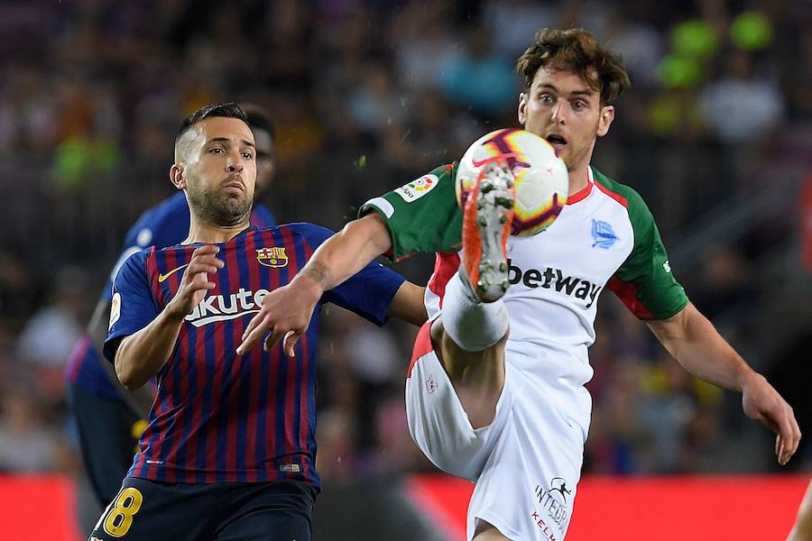 El Camp Nou ha albergado este sábado el primer partido de la Liga Santander de la temporada 2018-2019