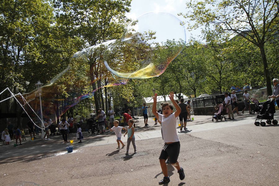 Fotos: Inauguración del txikigune en Aste Nagusia 2018