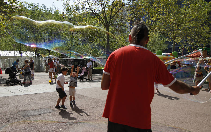 Fotos: Inauguración del txikigune en Aste Nagusia 2018