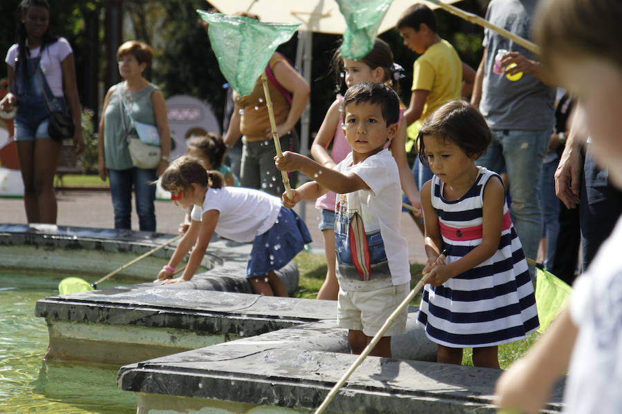 Fotos: Inauguración del txikigune en Aste Nagusia 2018