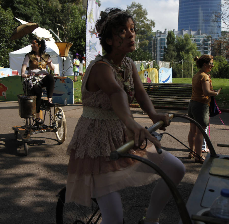 Fotos: Inauguración del txikigune en Aste Nagusia 2018