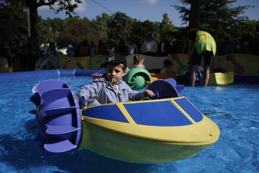 Fotos: Inauguración del txikigune en Aste Nagusia 2018