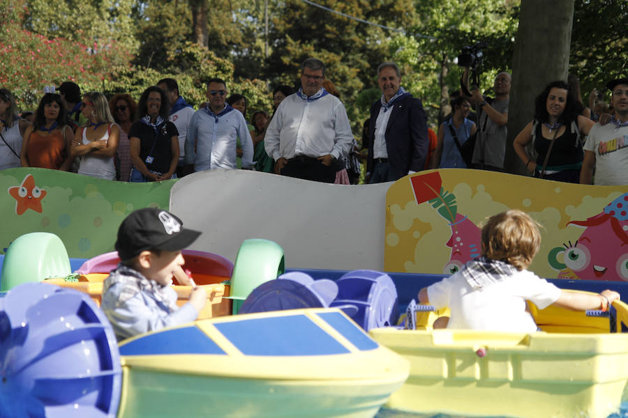 Fotos: Inauguración del txikigune en Aste Nagusia 2018