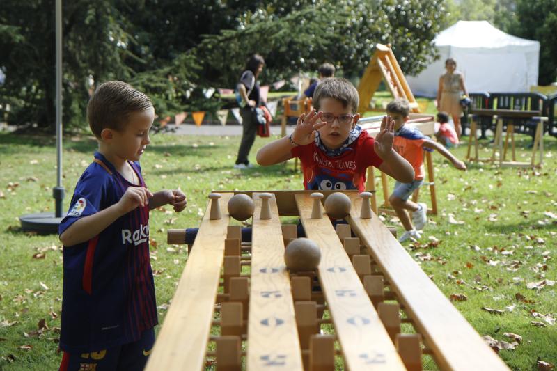 Fotos: Los más pequeños disfrutan del txikigune de la Aste Nagusia