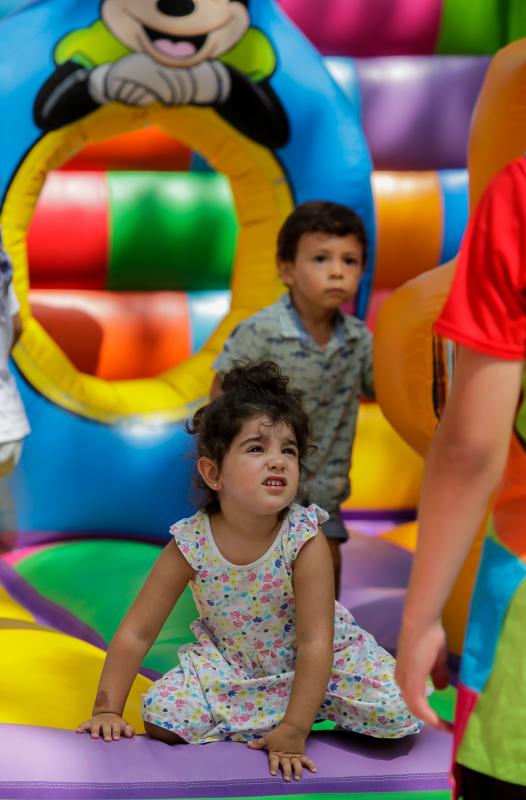 Fotos: Los más pequeños disfrutan del txikigune de la Aste Nagusia