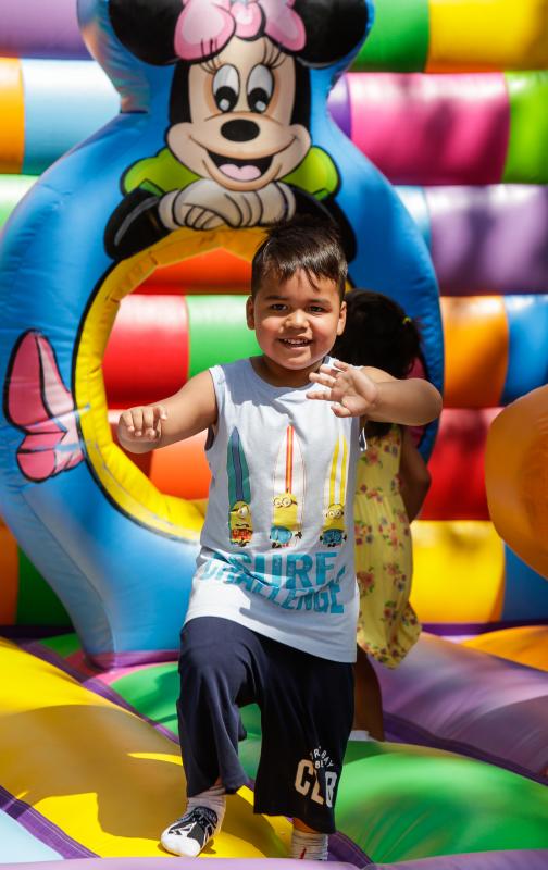 Fotos: Los más pequeños disfrutan del txikigune de la Aste Nagusia