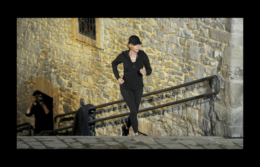 Fotos: Belen Rueda y Javier Rey se calzan las zapatillas de correr para &#039;El silencio de la ciudad blanca&#039;