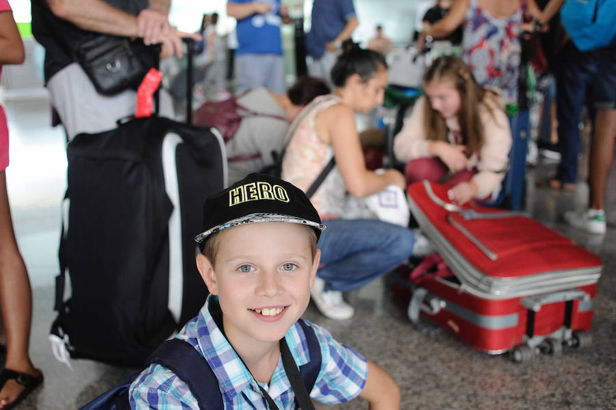 Los niños de Chernobil Elkartea regresan a su casa tras pasar un verano acogidos por familias vascas