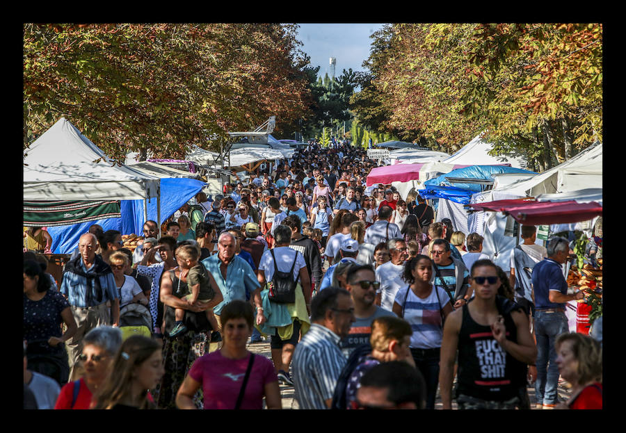 La jornada ha arrancado esta mañana con la visita a 33 mojones e incluye una alubiada popular, música, juegos infantiles y deporte rural
