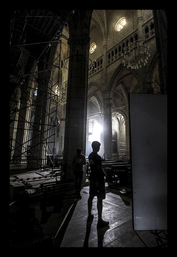 La Catedral de Santa María acoge la grabación de la película 'El silencio de la ciudad blanca'