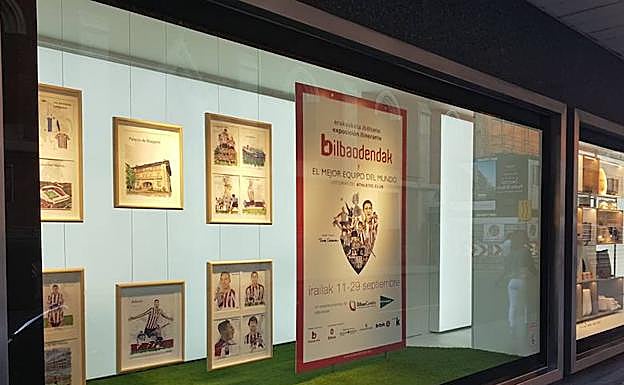 La exposición del Athletic en el Corte Inglés. 