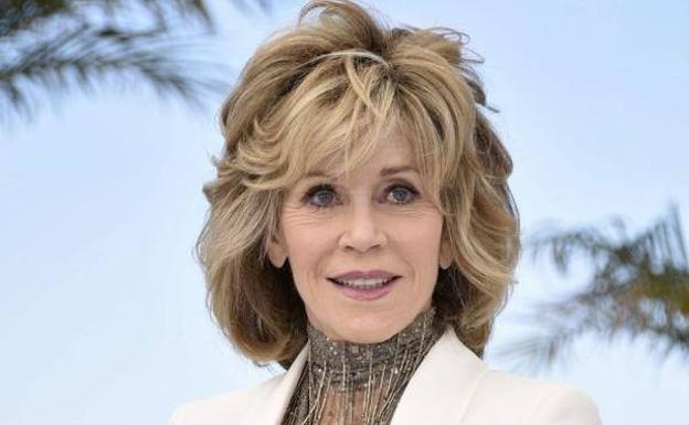 La actriz estadounidense Jane Fonda. 