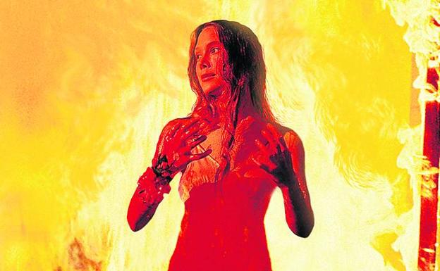 Imagen principal - 1. 'Carrie' de Brian de Palma (1976). 2. 'Psicosis' de Alfred Hitchcock (1960). 3. 'La matanza de Texas' de Tob Hooper (1974).
