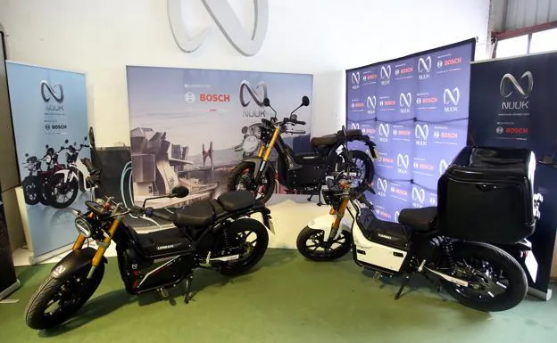 Algunas de las motos eléctricas presentadas por Nuuk. 