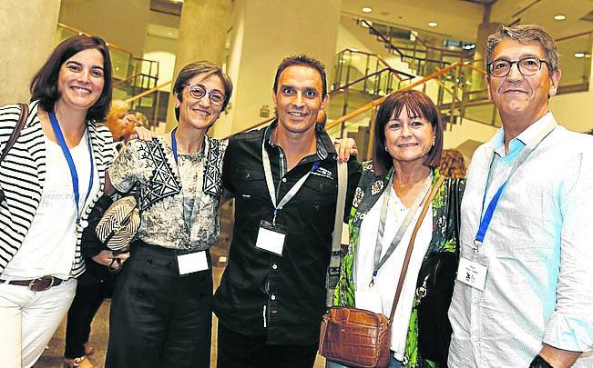 Eva Solana, Carmen Rodríguez, Ana Poza y Rosa González Linares. 