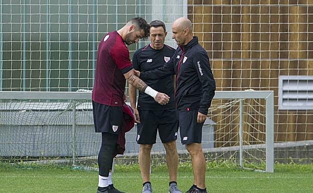 Herrerín, el día de su lesión.