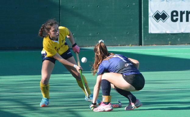 Un lance del partido ante el Valencia.