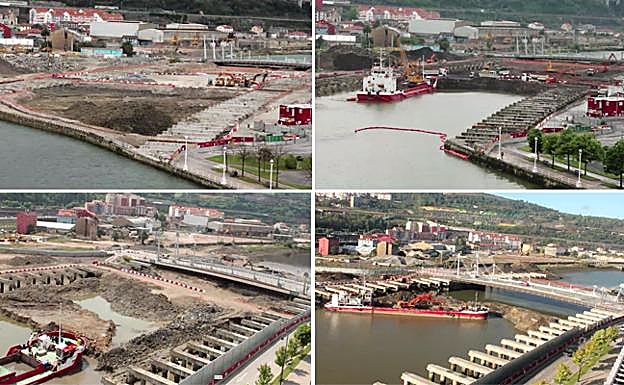 La apertura del canal de Deusto, en un minuto
