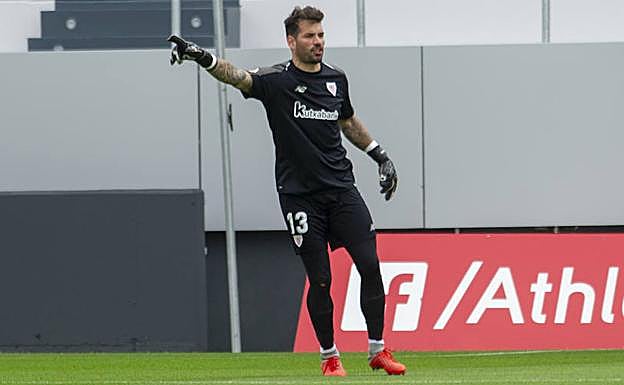 Iago Herrerín, durante el partido.