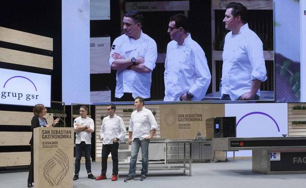 Los levantinos Albert Ferruz, Ricard Camarena y Kiko Moya, «guardianes del pasado», firmaron una sobresaliente ponencia presentada por Cristina Jolonch. 