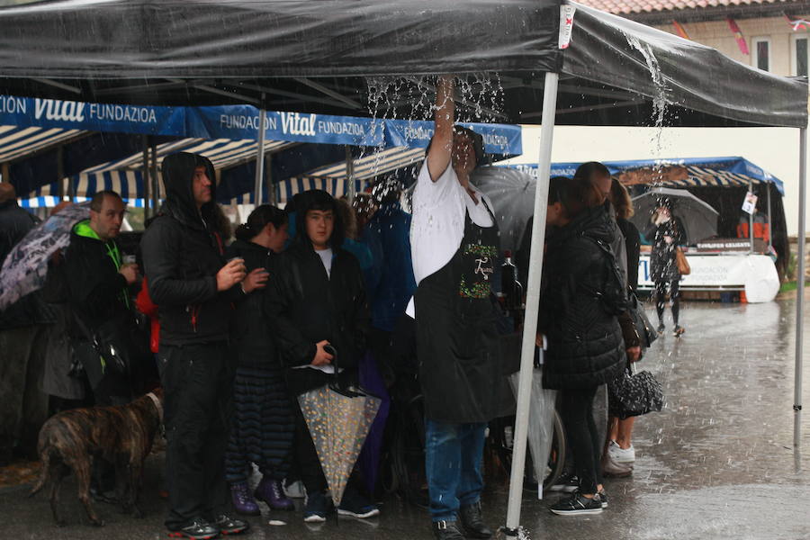 Fotos: Cientos de visitantes rinden culto a la sabrosa pinta alavesa en Pobes