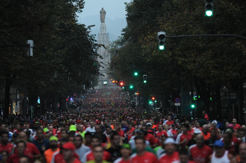 12.500 atletas han salido a correr por las calles de la villa para celebrarlo