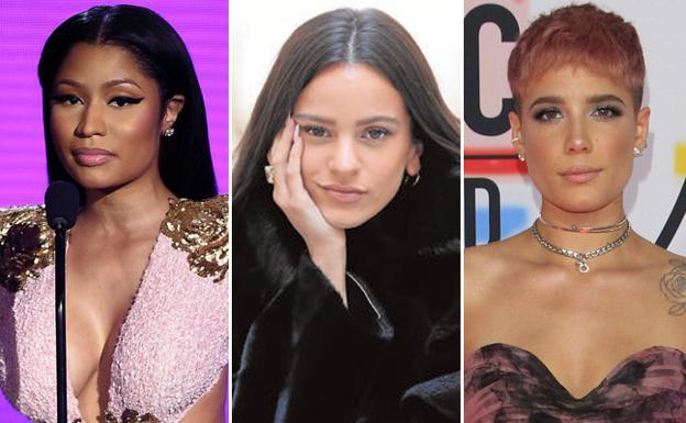 Nicki Minaj, Rosalía y Halsey, tres de las divas que los premiados con entradas exclusivas poderán ver muy de cerca.