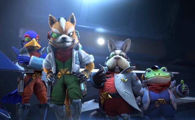 El escuadrón Star Fox en Starlink: Battle for Atlas 