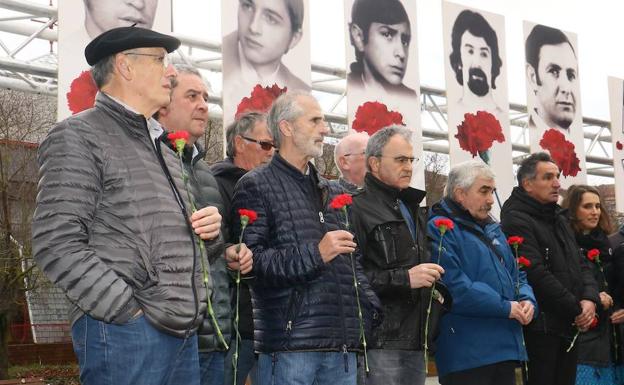 El homenaje de este año por los cinco trabajadores abatidos por la policía en Vitoria el 3 de marzo de 1976. 