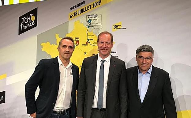 Jon Odriozola, en la presentación del Tour.