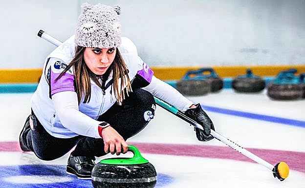 Irantzu García, en una competición.