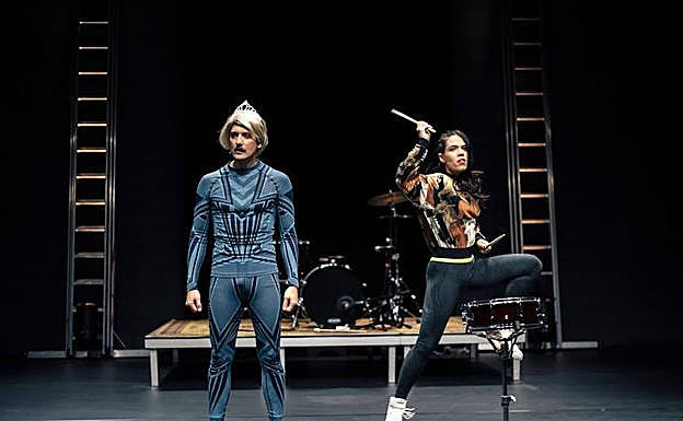 Los artistas Navaridas y Deutinger. 