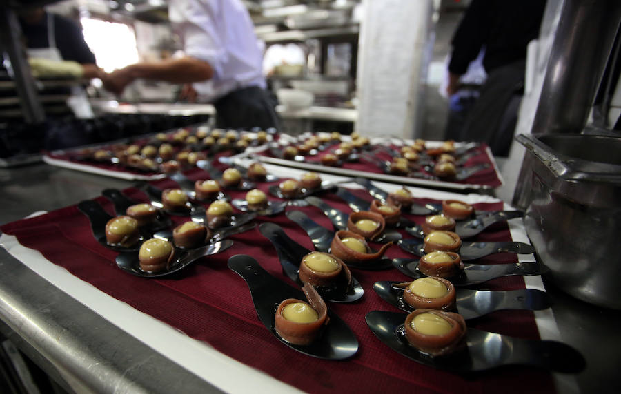 Fotos: Comida en el Restaurante Boroa para los invitados de la MTV