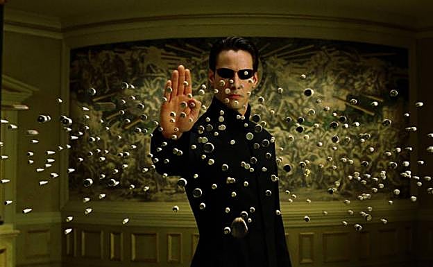 Una escena de 'Matrix'. 