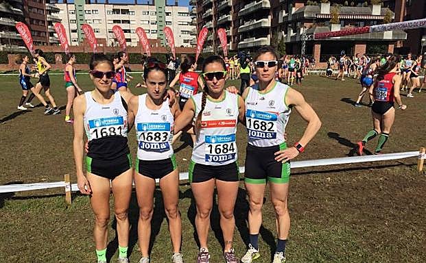 De izquierda a derecha, Raquel Gómez, Mamen Ledesma, Arrate Mintegi y Helena Herrero