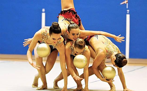 Saioa Agirre, Izaro Martín y el conjunto de Primera representarán a Sakoneta en la Gala de Euskalgym 2018