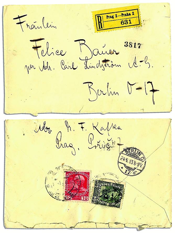 Imagen secundaria 1 - Destinataria. Entre octubre de 1912 y julio de 1914 Kafka escribió centenares de cartas a Felice Bauer, con quien aparece en la foto. 