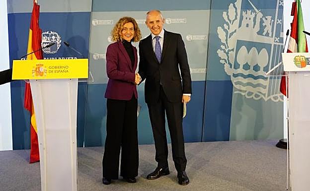 Batet y Erkoreka durante su encuentro. 