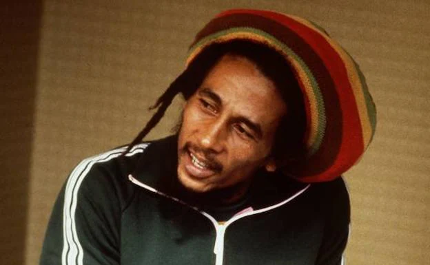 El cantante Bob Marley.