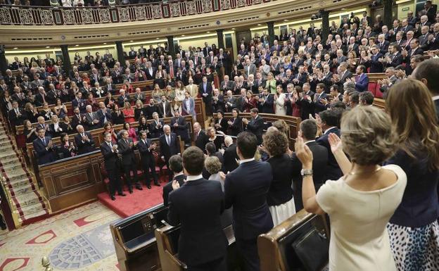 Conmemoración del cuarenta aniversario de la Constitución. 