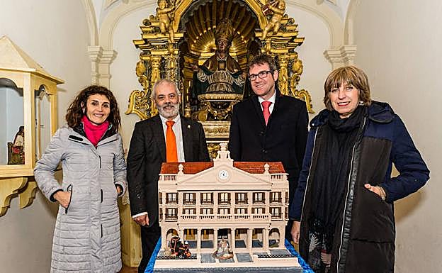 La presentación de la Ruta de los Belenes se ha realizado en la capilla vecinal de San Pedro de Osma.