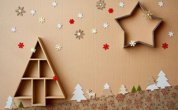 Tendencias decoración Navidad 2018: manualidades con cartón y papel | El  Correo