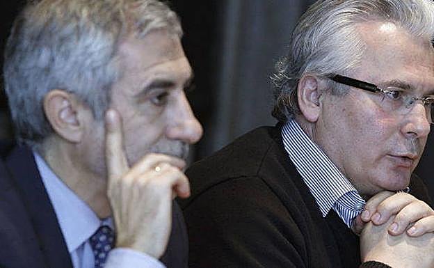 Gaspar Llamazares y Baltasar Garzón, en una imagen de archivo. 