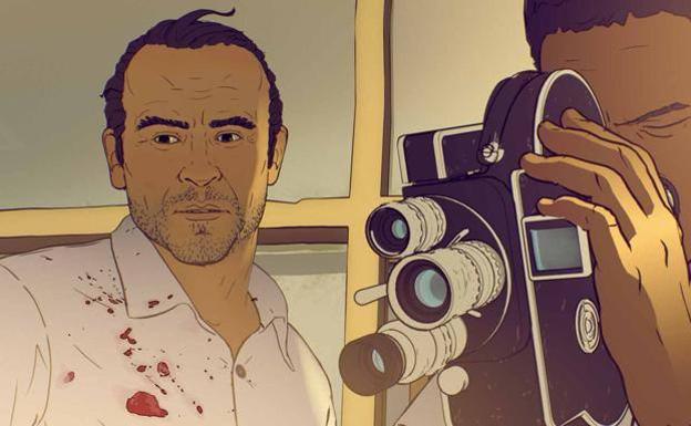 Ryszard Kapuscinski es el protagonista del filme, que mezcla animación e imágenes documentales.