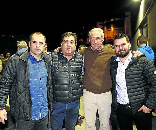 José Antonio Valle 'Pitxi', Elías Curros, Miguel Llona y David Ribadas.