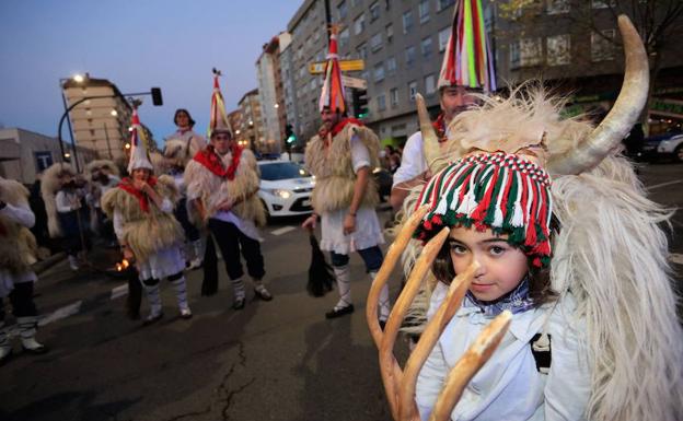 Los zanpantzar, en el último desfile.