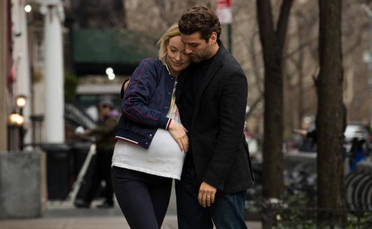 Oscar Isaac y Olivia Wilde en 'Como la vida misma'.