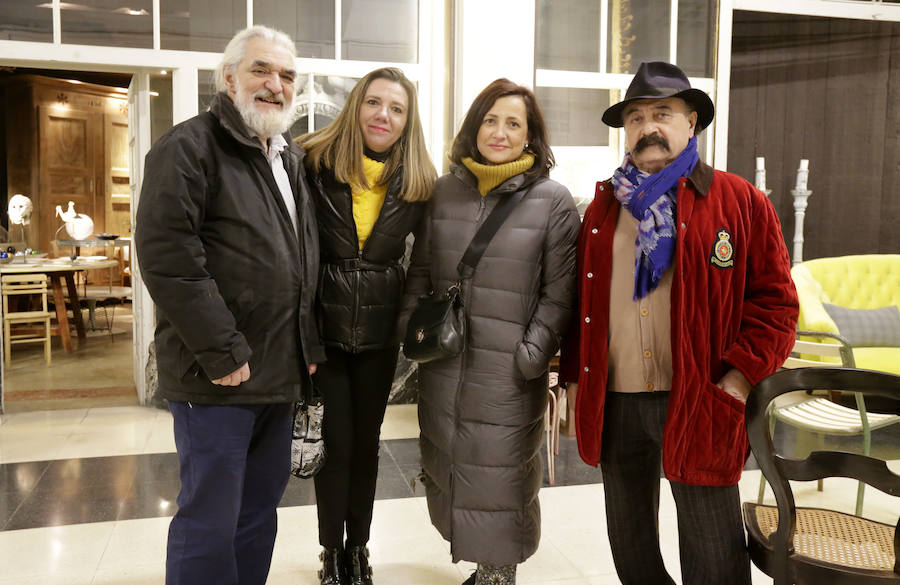 Marino Montero, Iranzu Arginzoniz, Blanca y Julio Alegría. 